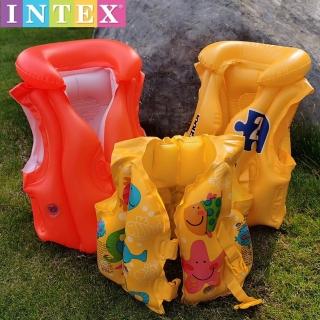 【寶盒百貨】INTEX 充氣游泳背心 趣味海底世界泳衣 豪華型游泳背心(游泳背心 學習游泳裝備 戲水用品)