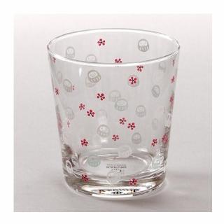 【KAKUNI】招福開運 達摩不倒翁 變色玻璃(水杯 茶杯)