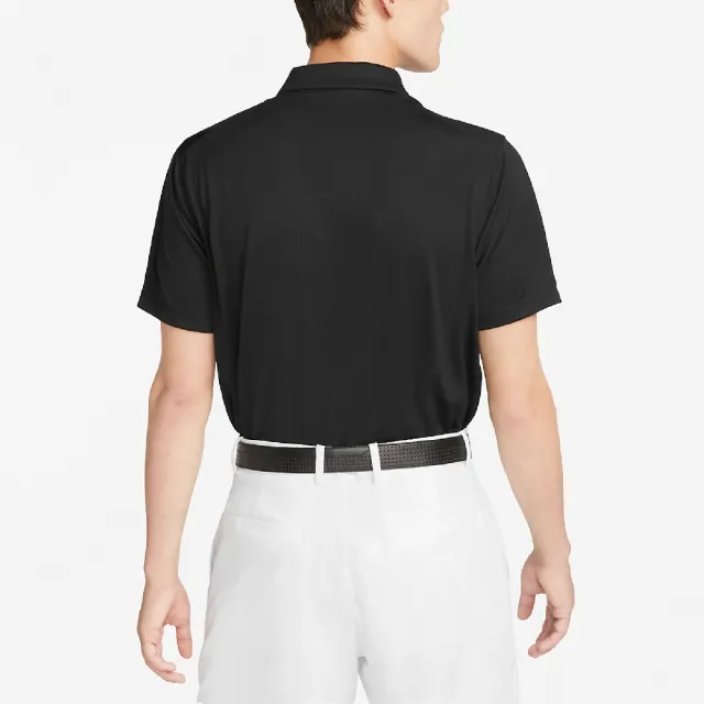 【NIKE 耐吉】Polo衫 Golf 男款 黑 白 高球 短袖 上衣 吸濕 快乾 高爾夫 小勾(CU9793-010)