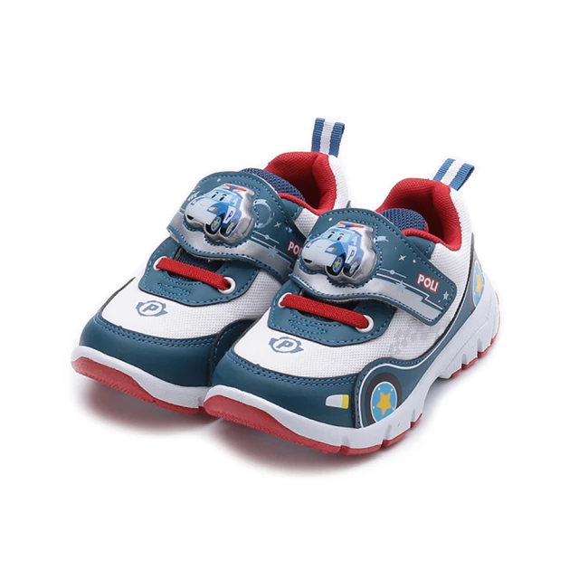 POLI 波力 16-20cm POLI 電燈運動鞋 藍 中童鞋 POKX21226