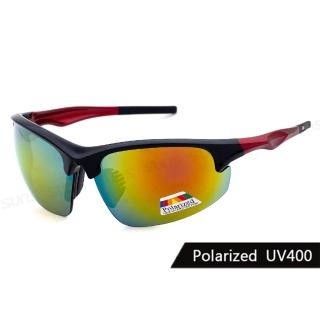 【SUNS】Polarized運動太陽眼鏡 頂規強化輕量偏光鏡片 紅水銀S234 防滑/輕量 抗UV400(防眩光/防撞擊)