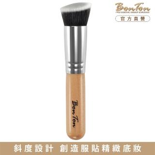 【BonTon】經典系列 斜拋光底妝刷 高雅清竹 TT02 波紋纖維毛