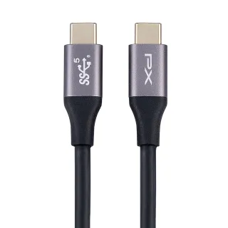 【PX 大通】UCC3-1B USB 3.1 GEN1 C to C 超高速充電傳輸線(影音+數據+充電3合1)