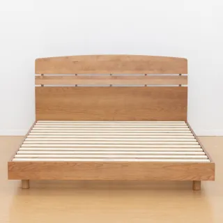 【NITORI 宜得利家居】◎雙人床座 床架 ALNUS2 LBR(床座 床架 ALNUS2)