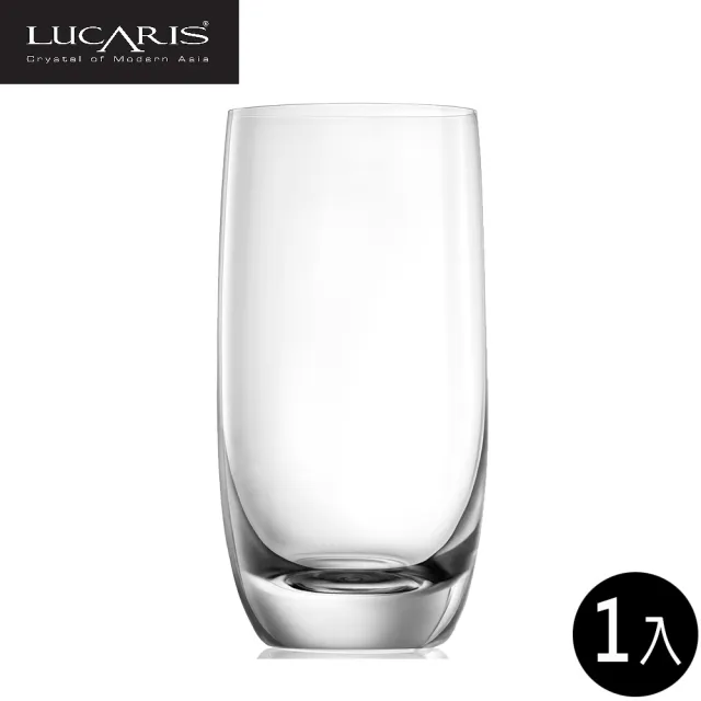 【LUCARIS】無鉛水晶高球杯 415ml 1入 Shanghai系列(高球杯 飲料杯 玻璃杯 Hiball)