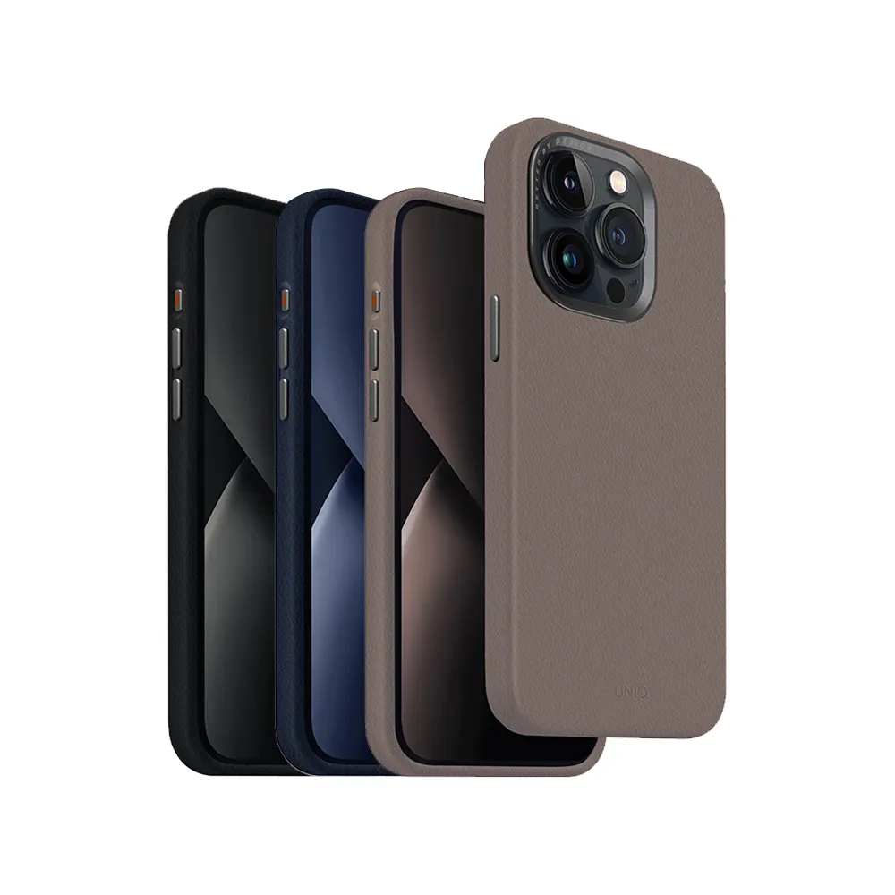 【UNIQ】iPhone 15 Pro 6.1吋 Lyden 耐刮皮革磁吸手機殼