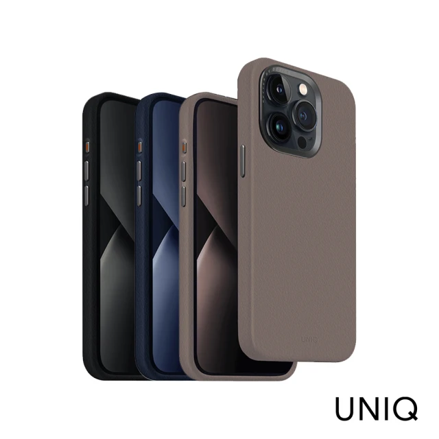 【UNIQ】iPhone 15 Pro 6.1吋 Lyden 耐刮皮革磁吸手機殼