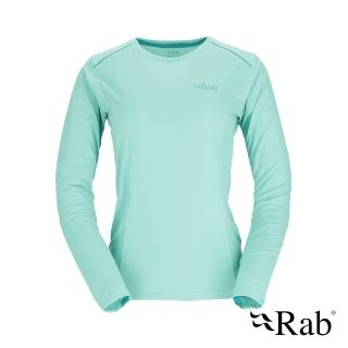 【RAB】Force LS Tee Wmns 長袖透氣排汗衣 女款 融冰 #QBL08