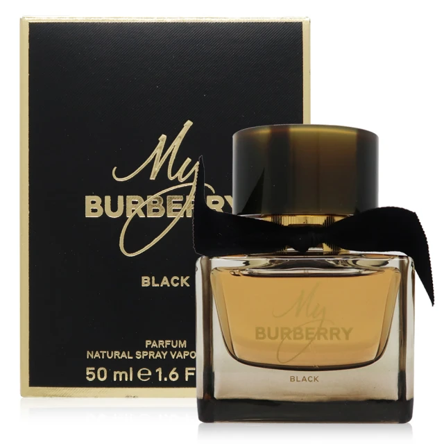 【BURBERRY 巴寶莉】My Burberry Black 女性香精 PARFUM 50ml(平行輸入)