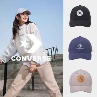 【CONVERSE品牌旗艦店】棒球帽 老帽 鴨舌帽 黑 藍 粉 白 黃(10022135-A01 10022130-A01)