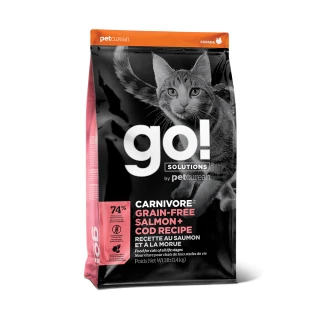 【Go!】海洋鮭鱈3磅 貓咪高肉量系列 低碳水無穀天然糧(貓糧 護毛 淚腺 貓飼料 全齡貓 寵物食品)
