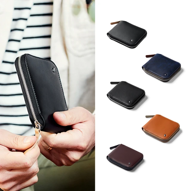 Bellroy Zip Wallet 植鞣皮RFID拉鍊短夾(多色可選)