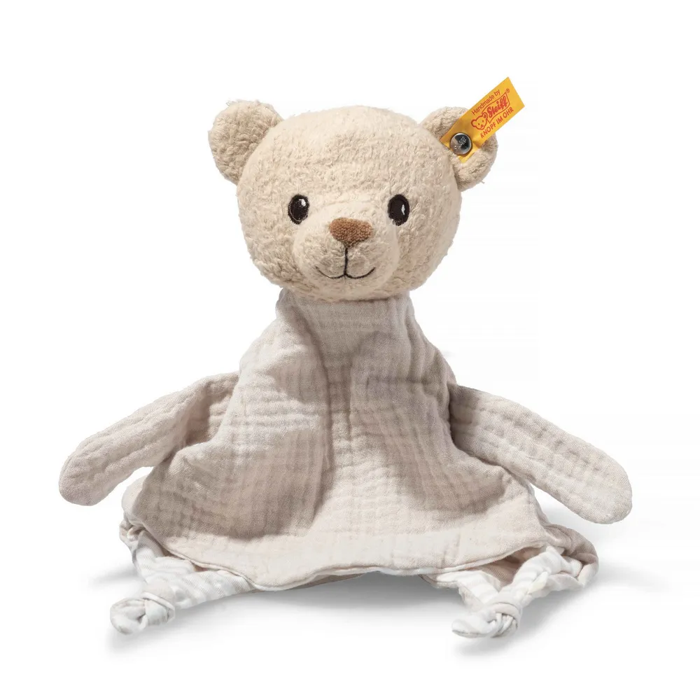 【STEIFF】GOTS Noah Teddy bear comforter(嬰幼兒安撫巾)