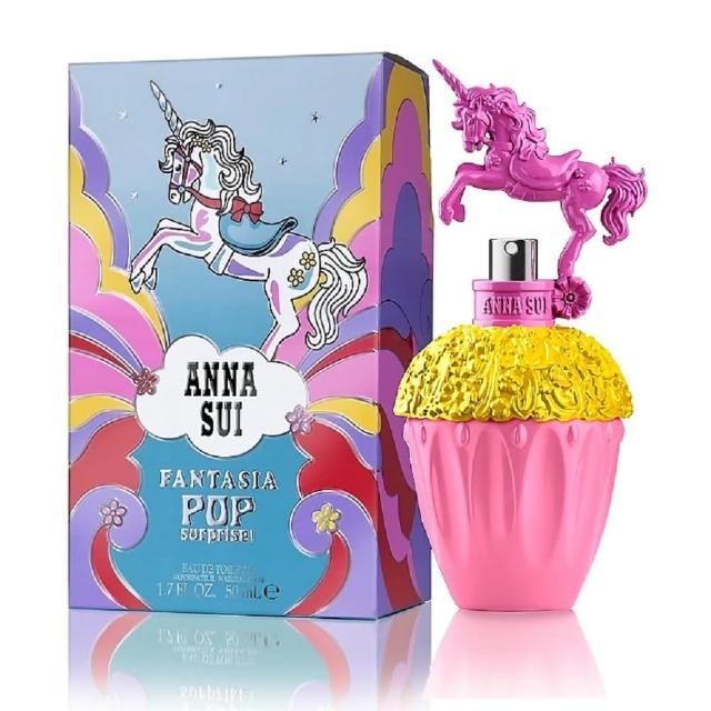 【ANNA SUI 安娜蘇】Anna Sui Fantasia 童話彩虹獨角獸淡香水 50ml 黃粉(專櫃公司貨)