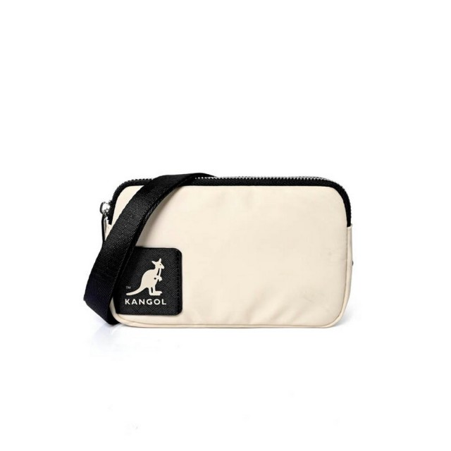 【KANGOL】KANGOL 側背包 米白(6155770501)