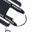 【KANGOL】KANGOL 男女 帆布皮革手提包 黑(6325170620)