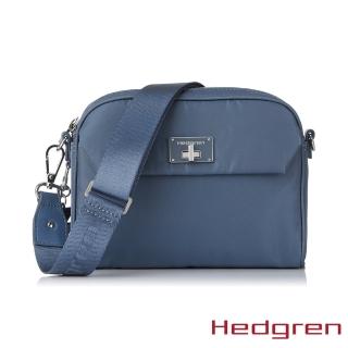 【Hedgren】LIBRA系列 HLBR02 FAIR款式 RFID防盜 小側揹包(典雅藍)