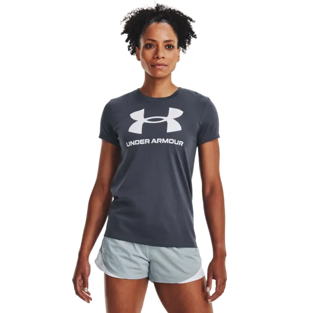 【UNDER ARMOUR】UA 女 LOGO 短袖T-Shirt(多款任選)