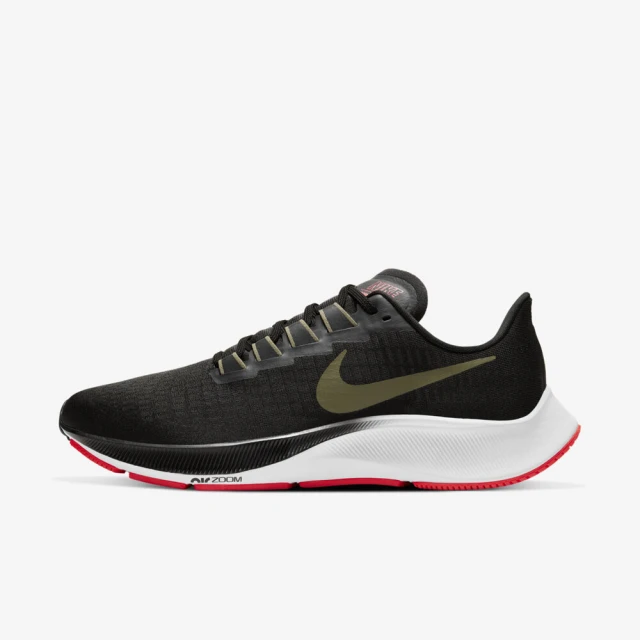 NIKE 耐吉 Air Zoom Pegasus 37 男鞋 慢跑 運動 休閒 輕量 緩衝 黑 綠(BQ9646-004)