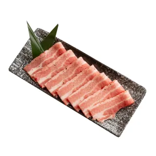 【凱文肉舖】美淇食品台灣黑豬五花燒烤片_4盒(200g/盒±9g)