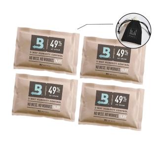 【KM MUSIC】美國 Boveda 49% 樂器雙向濕度控制包 防潮包 4入組(附收納袋 防潮包 濕度控制 相機防潮)