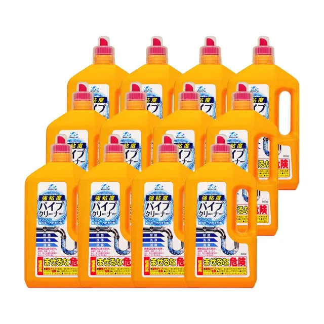 【台隆手創館】箱購 日本WashLab超黏著水管清潔劑800g*12入(水管疏通)