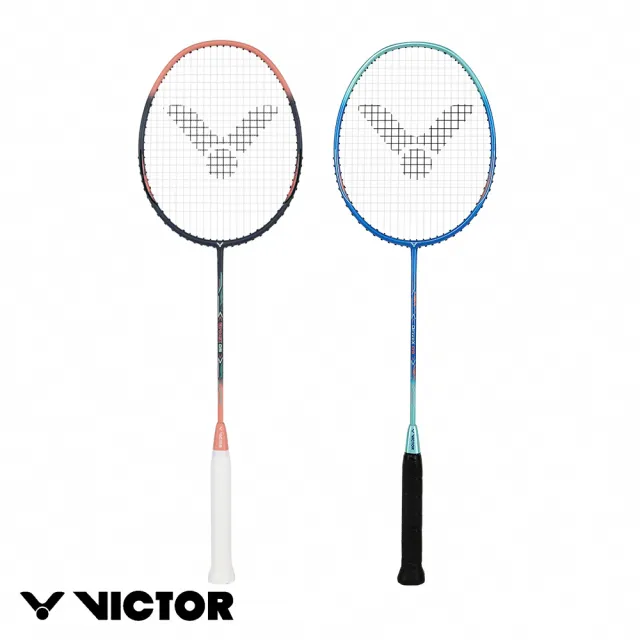 【VICTOR 勝利體育】穿線拍 DriveX 09  精選入門拍款(馭 DX-09 I/淡粉 M/湖水藍)