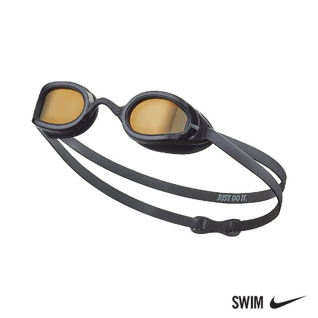 【NIKE 耐吉】SWIM 成人抗眩光泳鏡 LEGACY POLARIZED 金 NESSB164-710