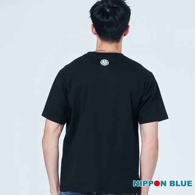 【BLUE WAY】男裝 棒系列戲鯉福獺印花 短袖 上衣-日本藍