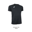 【asics 亞瑟士】男短袖T恤-休閒 上衣 運動 黑水藍(2051A347-001)
