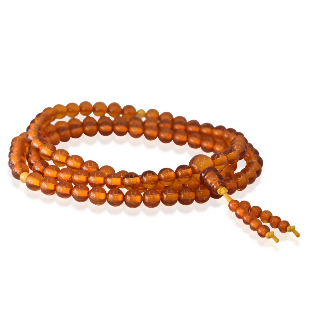 【鑫運來】◎琥珀108顆念珠(#1)