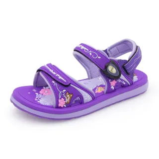 【G.P】兒童夢幻公主風磁扣兩用涼拖鞋G3830B-紫色(SIZE:31-36 共二色)
