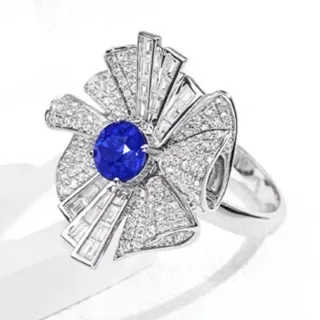 【禾美珠寶】天然皇家藍藍寶石戒指SN375(18K金)