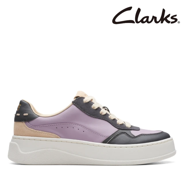 Clarks 女鞋 Lemolite Up 廓形時尚微寬圓鞋