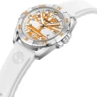 【Timberland】天柏嵐 CARRIGAN系列 前衛冒險腕錶 矽膠錶帶-白/白44mm(TDWGN2202105)