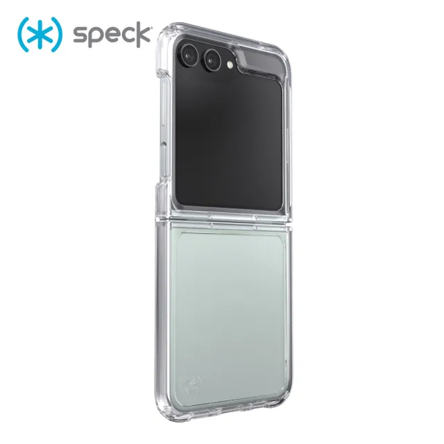 【Speck】Samsung Galaxy Z Flip5 Presidio Perfect-Clear Fold透明折疊防摔保護殼(Galaxy Z Flip5保護殼)