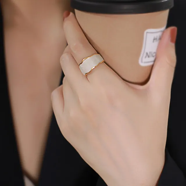 【MoonDy】情侶戒指 韓國飾品 韓國戒指 造型戒指 開口戒指 食指戒 戒指 女生戒指 男戒指 寬戒指 中性戒指