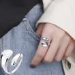 【MoonDy】情侶戒指 韓國戒指 日系戒指 不規則戒指 純銀戒指  疊搭戒指 ins戒指 指環 造型戒指 開口戒指