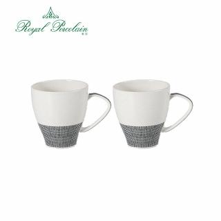 【Royal Porcelain泰國皇家專業瓷器】mono馬克杯340ml2入組(泰國皇室御用品牌)