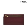 【FOSSIL 官方旗艦館】Liza 真皮零錢袋長夾-紅木色 SL7891G243