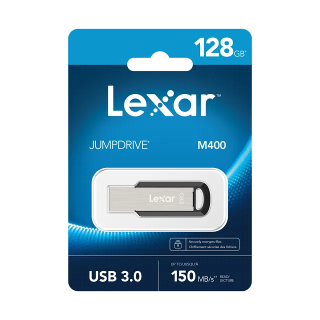 【Lexar 雷克沙】M400 128GB USB 3.0 隨身碟