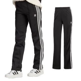 【adidas 愛迪達】Firebird TP 女款 黑色 三葉草 休閒 經典 運動 口袋 長褲 IL8763