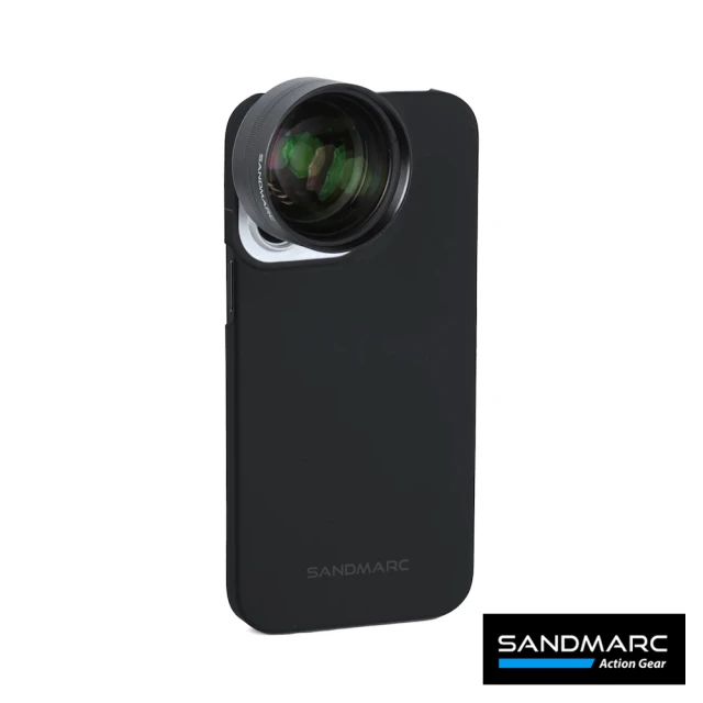 SANDMARCSANDMARC 《 升級版 》12X 100mm HD手機微距鏡頭(含夾具 及 iPhone14Pro 背蓋)