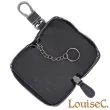 【LouiseC.】Tree House 進口胎真牛皮手工編織鑰匙包-黑色(CC1659-05)