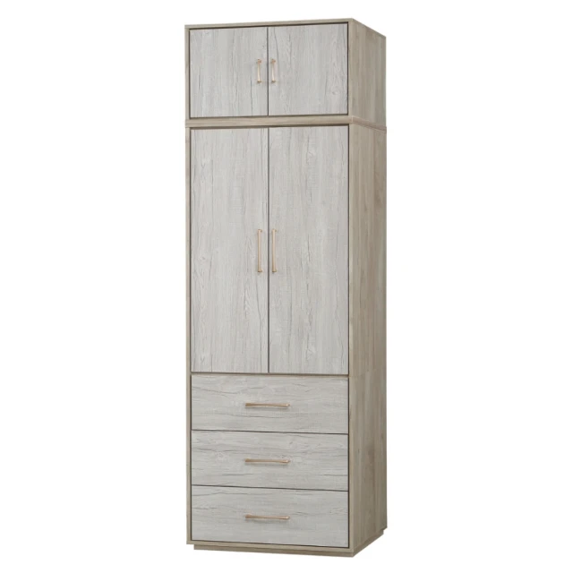 MUNA 家居 維特5.3 X 8尺雙色衣櫥/木心板(衣櫥 