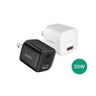 aukey omnia mini 20w pa-b1(type-c pd快充 充電器)