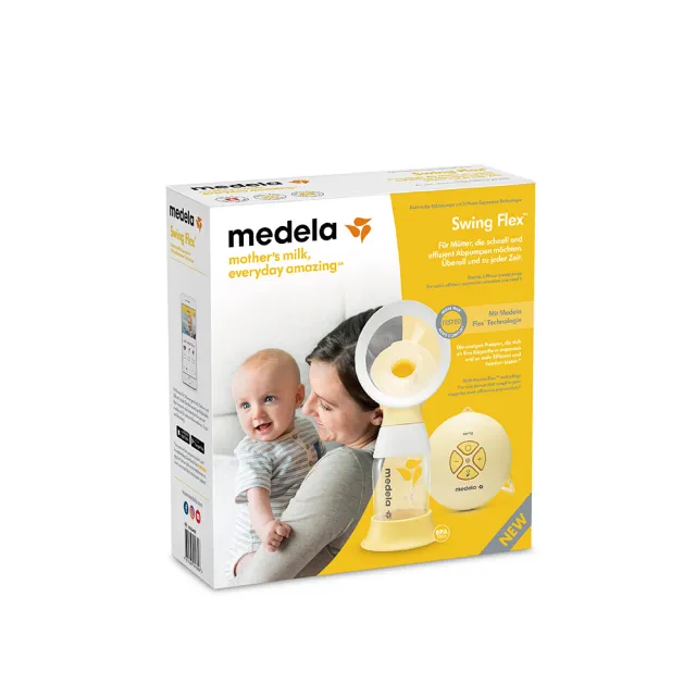 【Medela】Medela Swing Flex 美德樂 絲韻  ╴舒悅版電動單邊吸乳器(全球產院指定第一品牌)