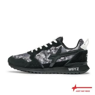 【W6YZ】男鞋 JET-M 迷彩運動風休閒鞋(WZ2381-202 迷彩黑)