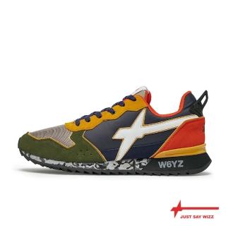 【W6YZ】男鞋 JET-M 迷彩運動風休閒鞋(WZ2381-222 綠/藍/紅)