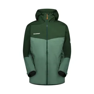 【Mammut 長毛象官方直營】Convey Tour HS Hooded AF GTX防水連帽外套 深玉石綠/綠樹林 男款 #1010-28451